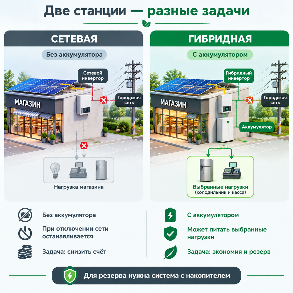 Две станции, две задачи